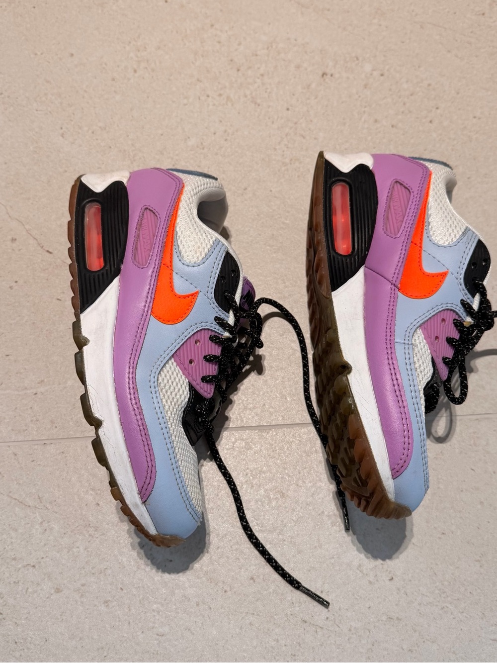 Nike Women’s Air Max Sneakers in Purple, Orange & Light Blue